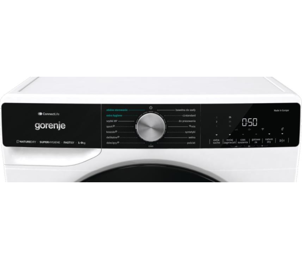 Suszarka Gorenje DNS93/PL 9kg z pompą ciepła NatureDry AntiCrease ExtraHygiene ConnectLife - 1230782 - zdjęcie 9